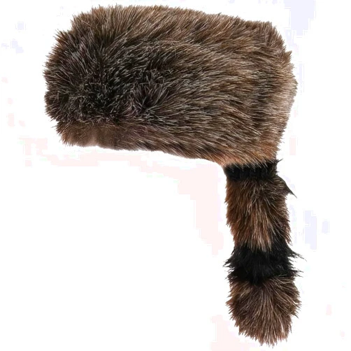 Rhode Island Novelty Raccoon Tail Hat, One Per Order
