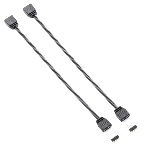 Gavemi ARGB Splitter Extension Cable 3 Pin Addressable RGB Splitter Expand Computer PC ARGB Fans and Other ARGB LED Series, 2 Pack 19.7 Inches