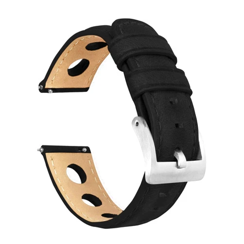 BARTON WATCH BANDS Barton Racing & Rally Horween Leather Straps with Integrated Quick Release Spring Bars - Standard Length fits Wrists 5