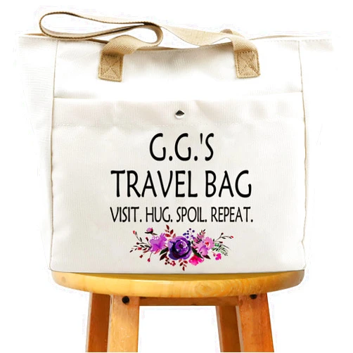 WCGXKO Mother’s Day Gift Grandma Birthday Gift Mother’s Day Merchandise Tote Bag Travel Bag For Grandma