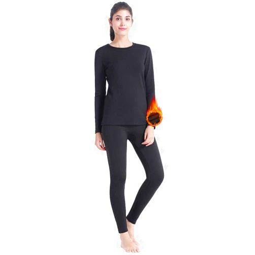 MANCYFIT Thermal Underwear for Women Fleece Lined Long Johns Set Ultra Soft Base Layer