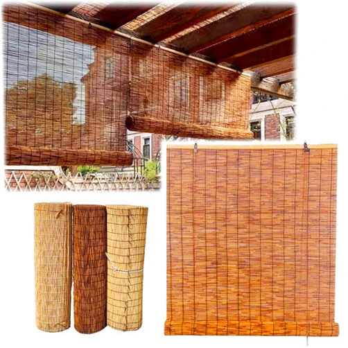 Generic Light Filtering Bamboo Roll Up Shades for Windows 24