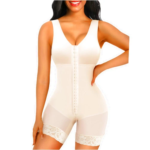 SHAPERX Women's Fajas Colombianas Tummy Control Shapewear Postpartum Full Body Shaper Butt Lifter Bodysuit