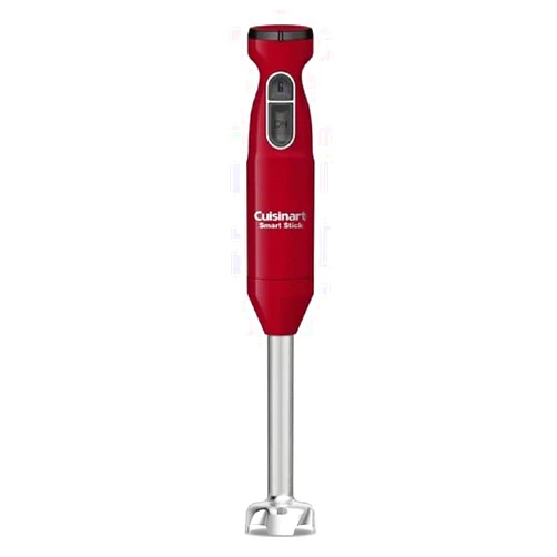 Cuisinart Hand Blender, Smart Stick 2-Speed Hand Blender- Powerful & Easy to Use Stick Immersion Blender-for-Shakes, Smoothies, Puree, Baby Food, Soups & Sauces, Red, CSB-175RP1