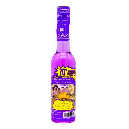 Laboratorios Del Pueblo Florida Water Lavender Cologne 5.0 Oz - One (1) Plastic Bottle