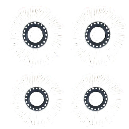 Rinakou 4 Pack Spin Mop Refills Compatible with CYCLOMOP Spin Mop Bucket Bucket for Dry and Wet use