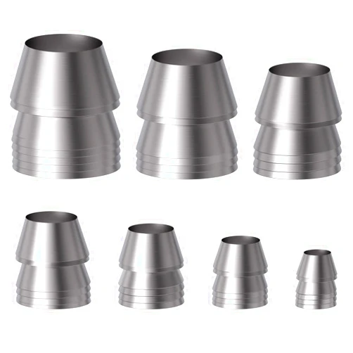 PAGOW 7 Pack Safety Round Handle Wedges, Mauls Handle Wedge Kit, Conical Handle Steel Wedges for Hammer Axe (0.30 inch / 0.4 inch / 0.47 inch/ 0.54 inch / 0.62 inch / 0.71 inch / 0.78 inch)