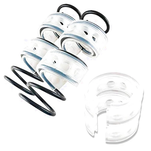Dkvaess 2Pcs Universal Car Shock Absorber Spring Bumper Power Auto Buffers A/B/C/D/E/F Type Spring Bumpers Rubber D Type