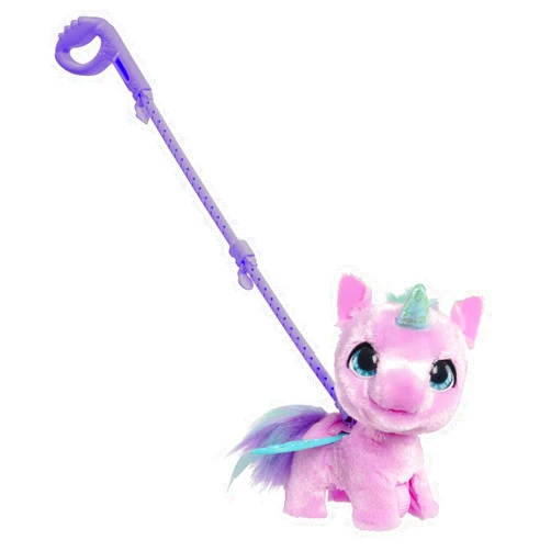 Just Play furReal Fly-A-Lots Alicorn Interactive Walking Plush with Sounds, 8-inches, Wings Flap, Pink, Kids Toys for Ages 4 Up by Just Play