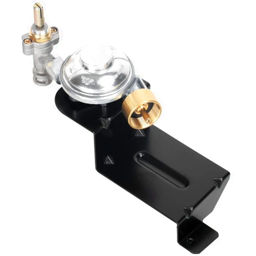 DELSbbq Valve Regulator for Weber Q100 Q120 Series 386001 386002 516002 516501 Gas Grills, Replacement Parts for Weber 80477 Grill Contorl Valve Regulator Assembly