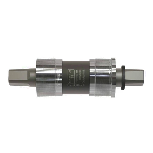 SHIMANO Square Type Bicycle Bottom Bracket - BSA 68MM, Spindle: 122.5MM - EBBUN300B22X