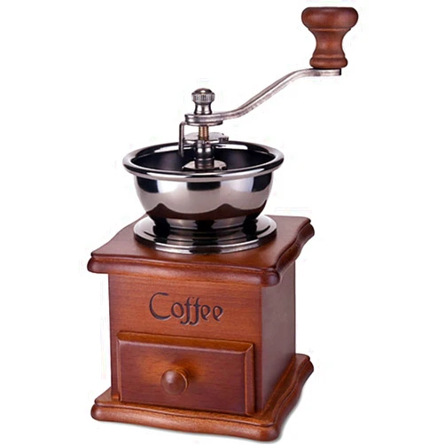 Kangkang@ Vintage Style Wooden Manual Hand Coffee Bean Mill Grinder Coffee Hand Grinder Molinillo De Cafe Moedor De Cafe