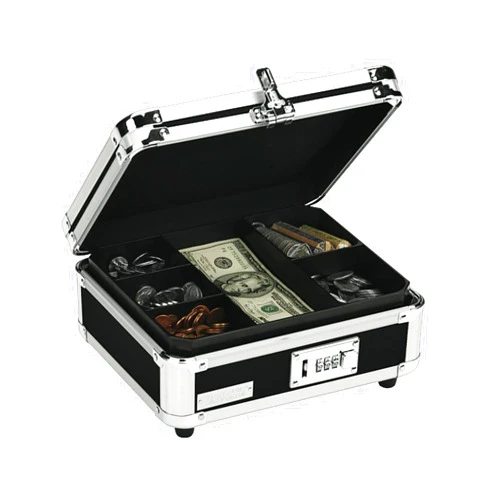 Vaultz® Cash Box, Black