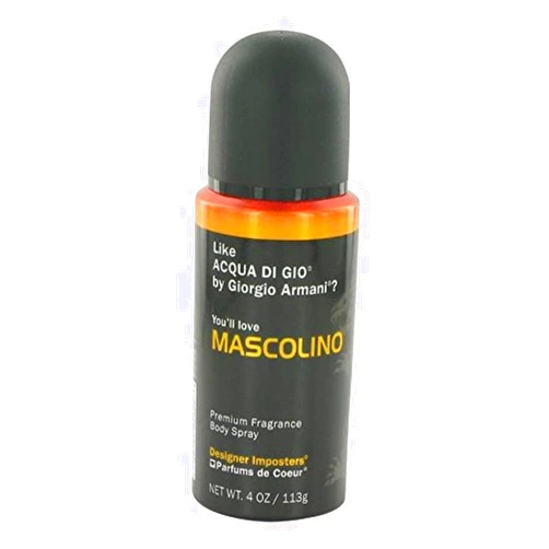 Parfums De Coeur Designer Imposters Mascolino By PARFUMS DE COEUR FOR MEN 4 oz Body Spray