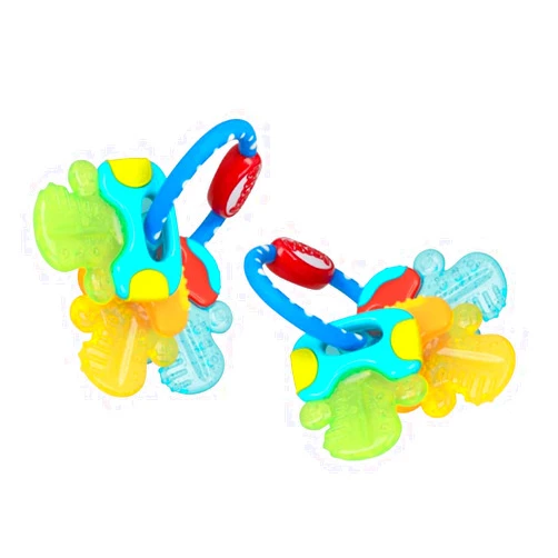 Nuby Icybite Hard/Soft Teething Keys - 2Pack