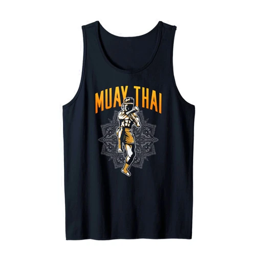 Coach Gym Kickboxing Muay Thai Sayings Muay Thai Hobby Martial Arts Fighter Boxing Tank Top