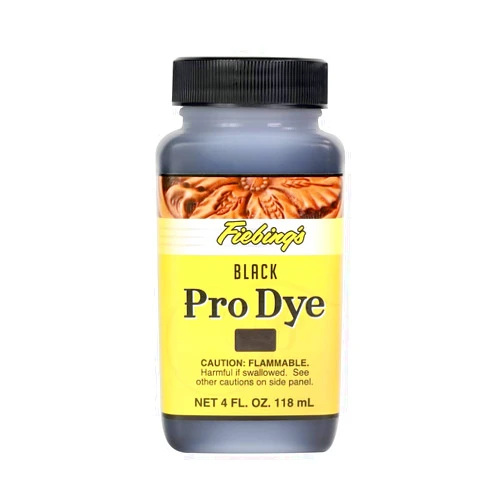Fiebing's Pro Dye Leather Dye (4 Fl Oz) - Alcohol-Based, Penetrating, Permanent Dye for Shoes, Belts, Furniture - Vivid Color, Superior Color Fastness