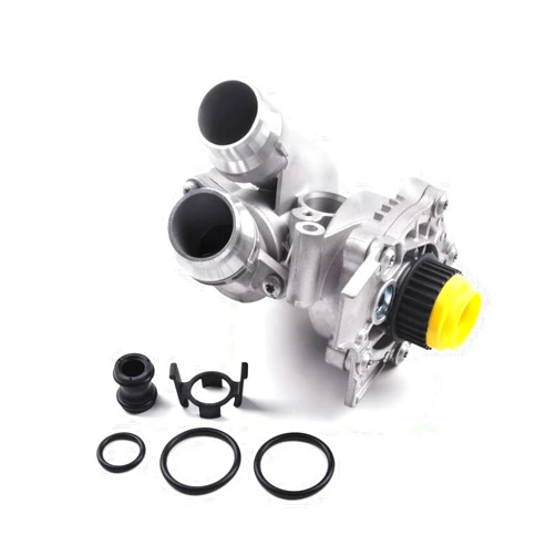 GOCPB Electric Engine Water Pump Thermostat Housing Assembly Compatible with 2008-2016 Audi A3 A4 A5 A6 Q3 Q5 TT Quattro Allroad VW Jetta Tiguan Passat Beetle 2.0 L 06H121026CQ 06H121026AB