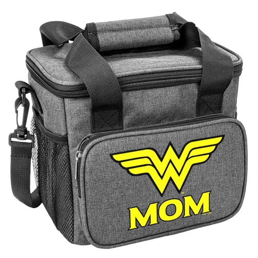 Popfunk DC Family Collection Soft Insulated Cooler Bag, Large Lunch Bag, Lightweight, Thermal and Reusable for Office, Picnic, Beach