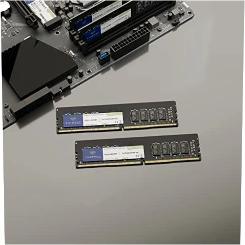 Timetec 32GB KIT(2x16GB) DDR4 3200MHz (or 2933MHz or 2666MHz) PC4-25600 Non-XMP CL22 1.2V Non-ECC Unbuffered 2Rx8 Dual Rank 288 Pin UDIMM Desktop PC Computer Memory RAM Module Upgrade