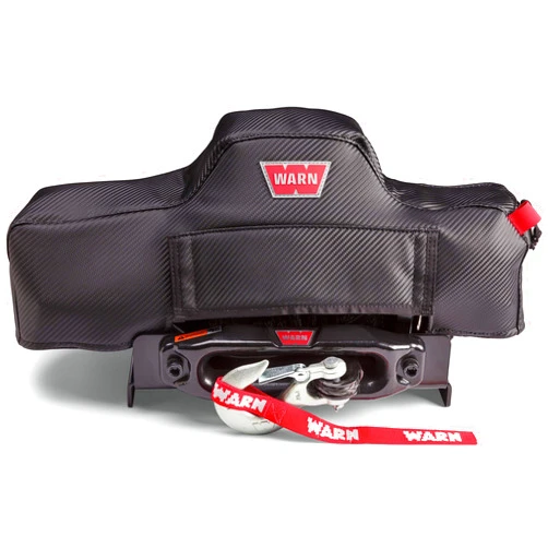 WARN 102642 Stealth Series Winch Cover, Fits: VR8, VR10, VR12