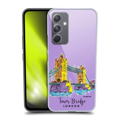 Head Case Designs Officially Licensed P.D. Moreno Tower Bridge London City Sketches Hard Back Case Compatible with Samsung Galaxy A54 5G