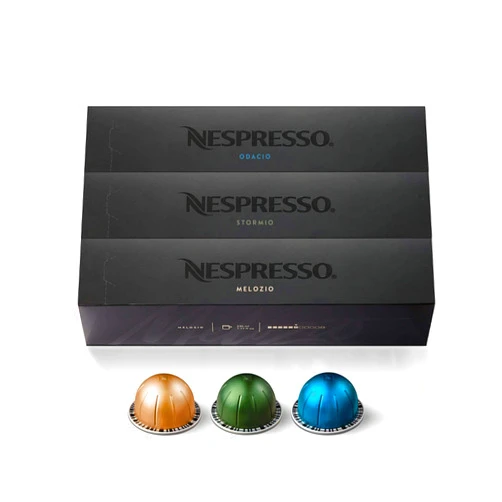 Nespresso Capsules Vertuo, Variety Pack, Medium and Dark Roast Coffee, 30 Count Coffee Pods, Brews 7.8 oz.