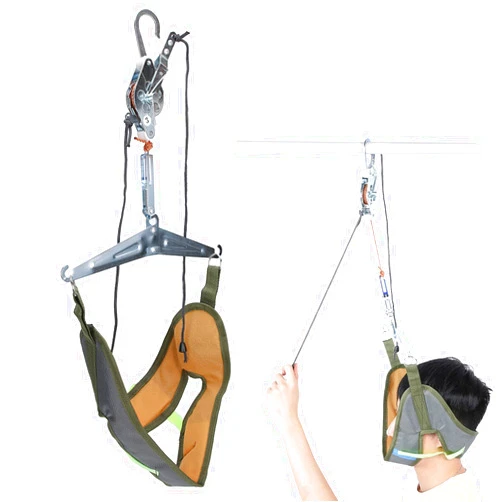 TARSHYRY Portable Neck Stretcher Hammock & Cervical Neck Traction Device, Over Door Posture Corrector Device for Home Use for Neck Tension Relief, Physical for Neck Decompressor