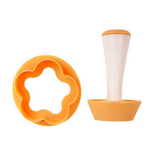 Maojin Pastry Dough Tamper Kit, Plastic Pastry Tamper Tart Shell Molds Creative Cake Cup Presser Cupcake Muffin Mold Tart Cutter Flower Plastic Flower/Round Dough Cookie Mold Set