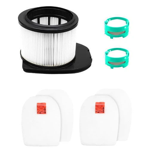 Fette Filter - Replacement Filters and Odor Kit compatible with Shark Stratos Cordless Vacuum IZ862H (1 Hepa Filter & 2 Foam and Felt Kits & 2 Odor Neutralizer Cartridges)