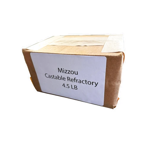 MR VOLCANO Mizzou CASTABLE Plus Refractory (4.5 Pound) Coating Forge Foundry Furnace Mortar Cement 3000F Temp Rating lb
