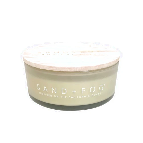Sand + Fog Scented Candle - Tropical Citrus Additional Scents and Sizes 100% Cotton Lead-Free Wick Luxury Air Freshening Jar Candles Perfect Home Decor for Your Cocktail Table 34 oz, Orange,Violet