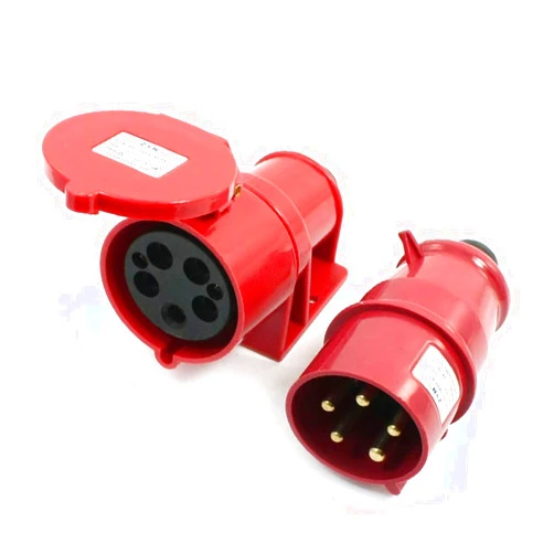New Lon0167 Waterproof IEC309-2 3P+E+N Industrial Connector Socket Red AC 380-415V 32Amp(Wasserdichte IEC309-2 3P + E + N-Industriesteckdose Rot AC 380-415 ν 32Amp