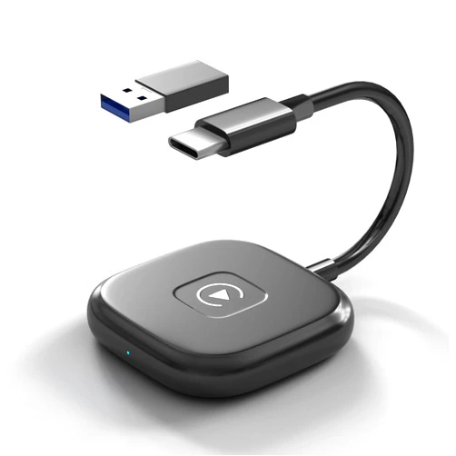 HEI LIANG Wireless Carplay Adapter, Converts Wired to Wireless Carplay Dongle for Wireless Control Plug & Play Carplay Fit for Cars 2016 & for Apple iPhone iOS 10+