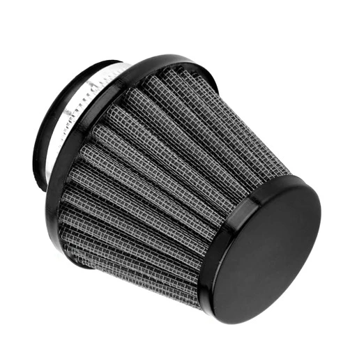 ESUPPORT Black Motorcycle Air Intake Filter Pod Auto Cold Air Intake Filter 48mm 49mm 50mm Clamp GY6 50cc 90cc 110cc 125cc Dirt Pit Bike Scooter