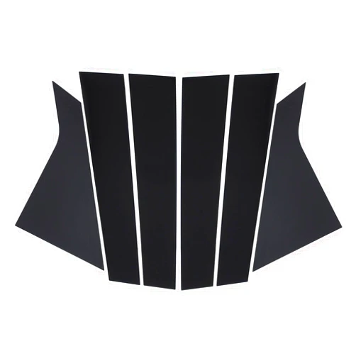 NewYall 6Pcs Black Window Door Pillar Posts Cover Trim Decal Sticker Set for Chevrolet Impala 2014-2020