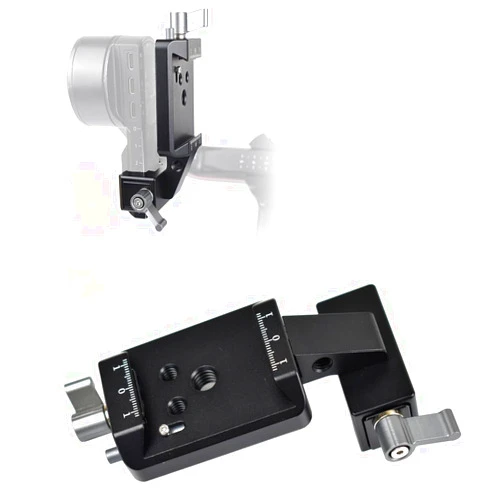 KOQINVIZ Vertical Camera Mount for DJI RS2, RS3, RS3 Pro - Gimbal Vertical Shooting Camera Adapter for YouTube Tiktok Social Media DJI Stabilizer Accessories (Base-V)