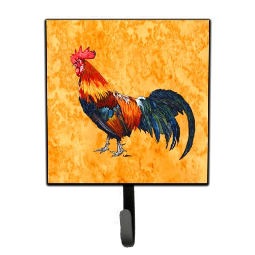 Caroline's Treasures 8651SH4 Bird-Rooster Leash Holder or Key Hook, Small, Multicolor