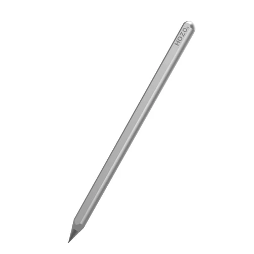 HOZO NeoRulerGO Classic Elegant Design Metal Inkless Pencil with 2 Replaceable Nibs, Reusable Everlasting Pencil for Architecture Sketching,Drafting, Art, Drawing Supplies -Aluminum Alloy Material