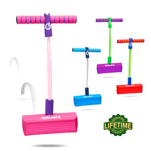 New Bounce Pogo Stick for Toddlers - Foam Jumper for Age 3,4,5,6,7,8 - Outdoor Jumping Toys - Birthday Gift for Toddler Girls and Boys