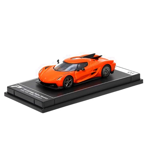 PosterCars 1:64 Scale Koenigsegg Jesko Absolut Sweet Madarin Hypercar League Collection No.5