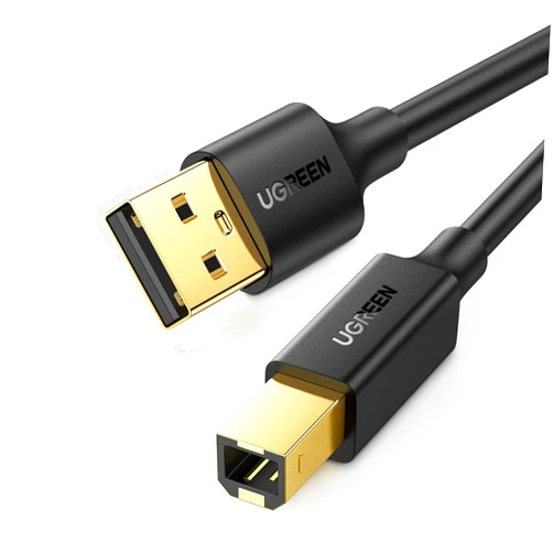 UGREEN 5ft USB A to B Printer Cable - High-Speed for HP, Canon, Brother, Samsung, Dell, Epson, Lexmark, Xerox, and More