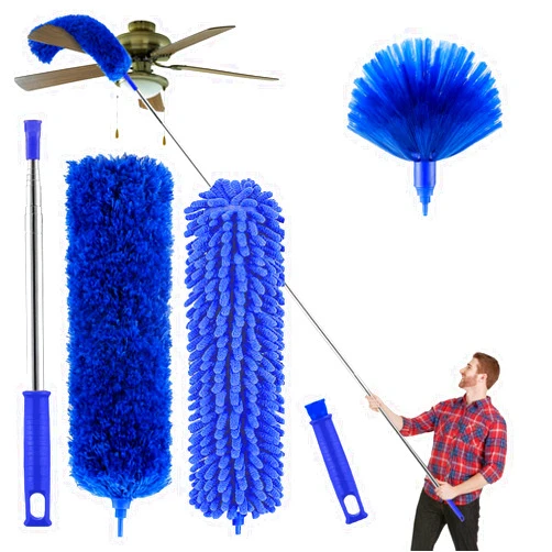 Buysenton Microfibre Duster for high Ceilings, Duster for Cleaning Fan Cobweb, 100
