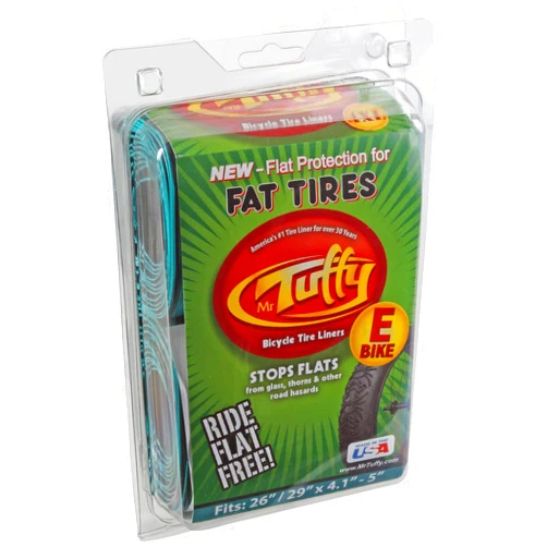 Mr. Tuffy E-Fat Bike Tire Liner - 20/26/27.5 x 4.1 Inch - 5.0 Inch Teal - MRT4XL-E