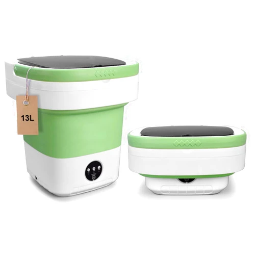 FADSKKJ Portable Washing Machine, 13L Upgraded Mini Washer and Spin Dryer with Deep Cleaning of Underwear, Baby Clothes and Small Clothes, Foldable Small Washer for Apartments, Dorm,RV, Travel, Hotel, Laundry