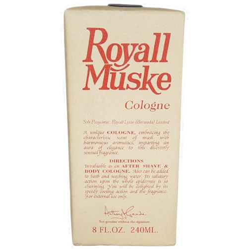 ROYALL LYME Royall Muske By ROYALL FRAGRANCES FOR MEN 8 oz All Purpose Lotion / Cologne