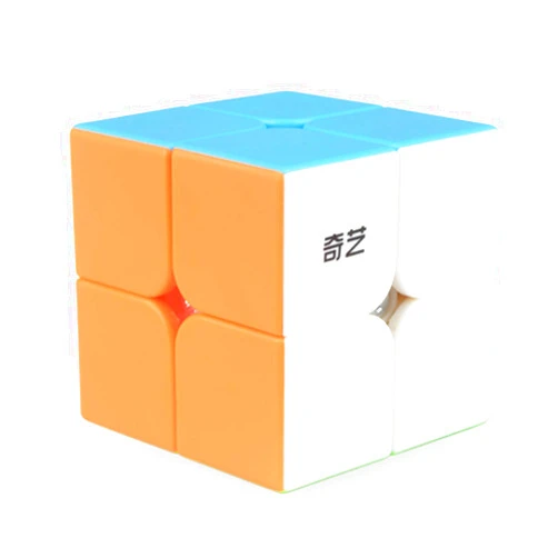 Little golden elephant Qidi Speed Cube 2x2- Stickerless Magic Cube 2x2x2 Puzzles Toys (50mm), The Most Educational Toy to Improve Concentration.