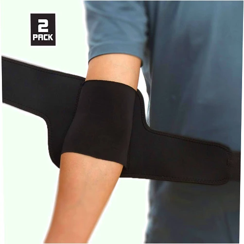 FJZLIFE Compression Recovery Elbow Sleeve &Neoprene Elbow Support/Brace. Protect Elbow During Workouts Weightlifting, Power Lifting and Cross Training, for Relief of Golfers and Tennis Elbow.