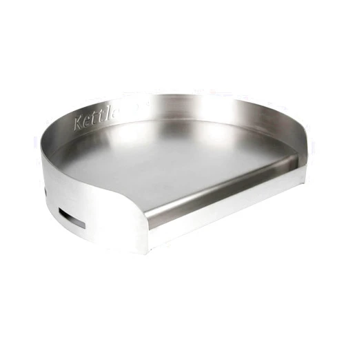 Little Griddle KQ-17-R Stainless Steel Outdoor BBQ Griddle, 17 x 14, For Charcoal Kettle and Kamado Grills, Fun to Use, Easy to Clean