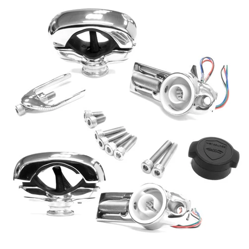 wet sounds TC3 Swivel Clamps for REV and ICON Series Speakers (Pair)